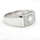 Anillos de plata 925 para mujer, anillo de boda elegante de piedra CZ deslumbrante, hecho a mano, regalos de moda clásicos simples para mujer, joyería fina - malaquita tienda 36