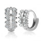 Pendientes de plata de primera ley y Circonia cúbica para mujer, aretes pequeños, plata esterlina 925, Circonia cúbica, zirconia, circonita, zirconita, zirconita, boda - malaquita tienda 36