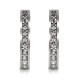 Pendientes de aro de piedra CZ deslumbrantes, pendientes de plata de ley 925 para mujeres y niñas, pendientes de plata tailandesa de estilo clásico, joyería fina - malaquita tienda 36