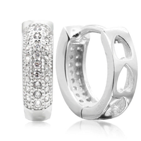 Pendientes de aro deslumbrantes AAA para mujer, aretes de Plata de Ley 925 con estampado de corazón, joyería de boda de diseño exquisito, regalo Pendientes de aro deslumbrantes AAA para mujer, aretes de Plata de Ley 925 con estampado de corazón, joyería de boda de diseño exquisito, regalo