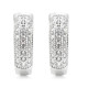 Pendientes de aro deslumbrantes AAA para mujer, aretes de Plata de Ley 925 con estampado de corazón, joyería de boda de diseño exquisito, regalo - malaquita tienda 36